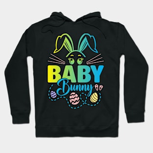 Baby Bunny Easter Bunny Egg Hunting Happy Easter Day Hoodie